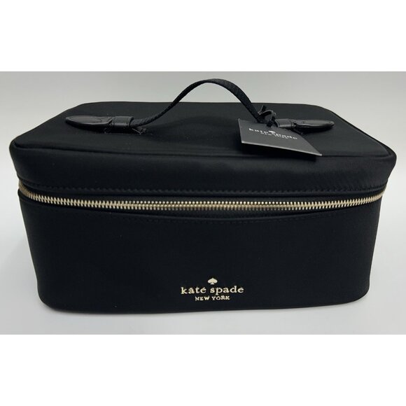 Kate spade Chelsea Travel Cosmetic Case in Black #KC635 NWT MSRP $159 - Picture 1 of 15